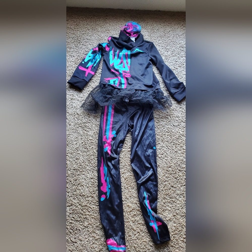 HALLOWEEN COSTUME LEGO GIRLS WIRH ACCESSORIES ( BIG GIRLS SIZE L)